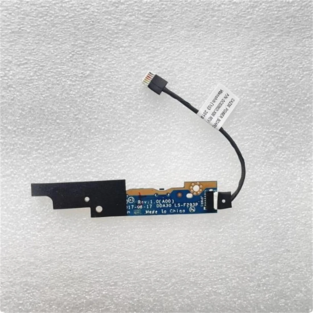 FOR Dell Latitude 5289 7390 7389 Volume Switch Button Board  0V30TJ LS-F293P