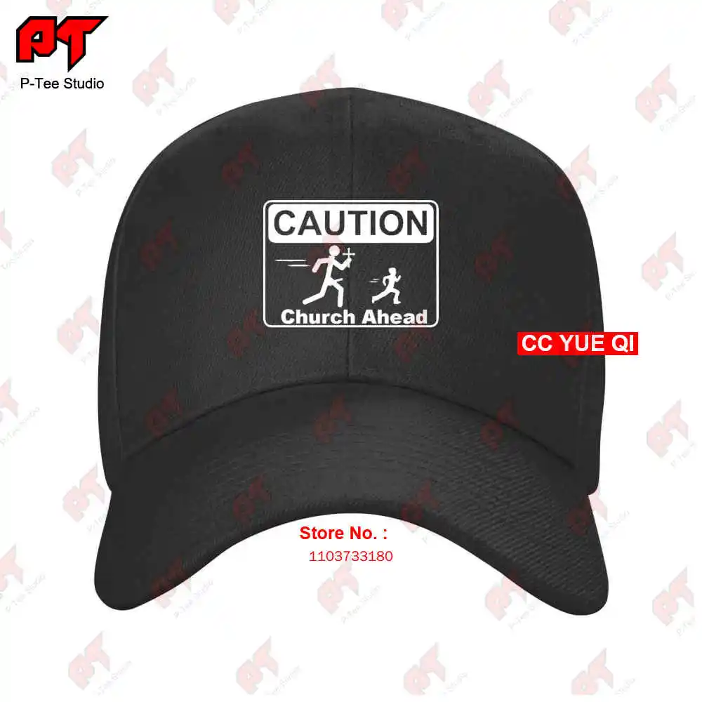 Caution Church Ahead Baseball Caps Truck Cap F81Y