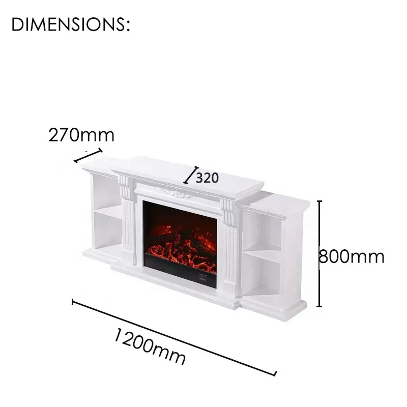 Electric FireplaceManufacturer Bedroom TV Stand With Electric Fireplaces Heater 65