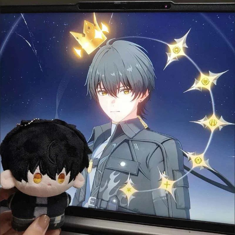 

10cm Anime Game Wuthering Waves Kawaii Cosplay Soft Cotton Doll Starfish Body Rover Cartoon Mini Toy Figure Fans Collection Gift