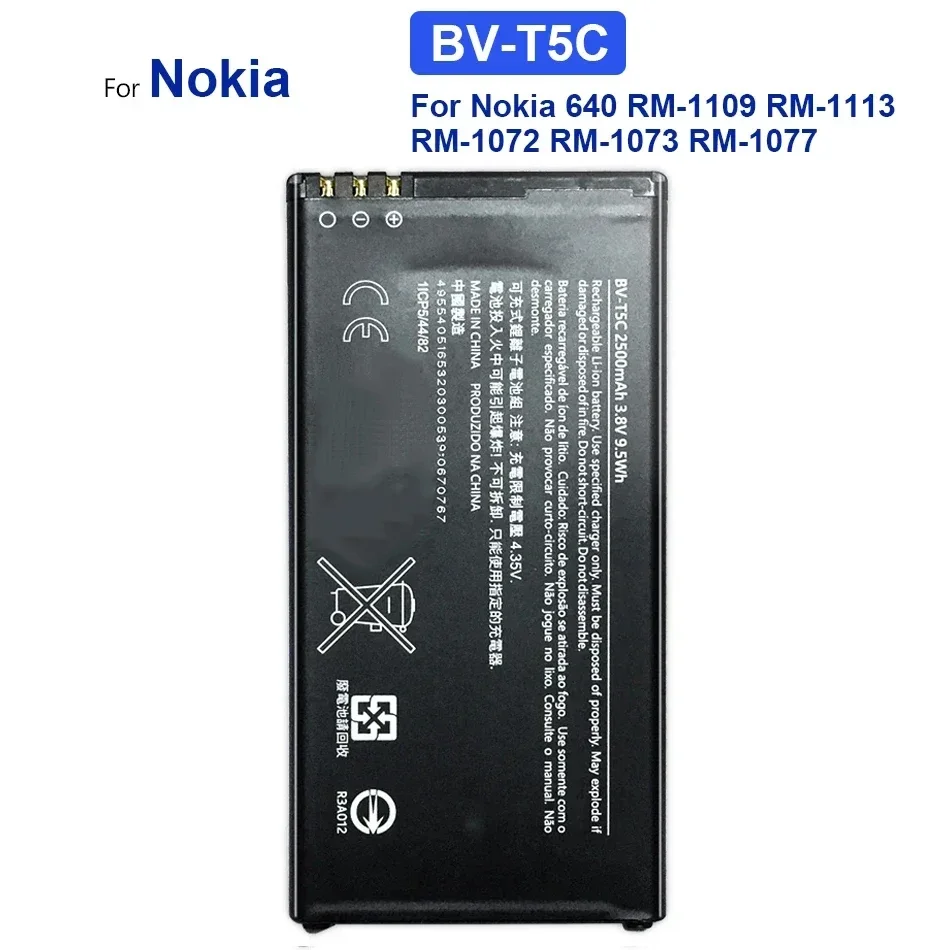 بطارية لمايكروسوفت نوكيا Lumia 640 535 950 435 640 430 RM-1109 RM-1090 RM-1106 RM-1096 BV-T5C BL-L4A BV-T5E BV-5J BV-T4B