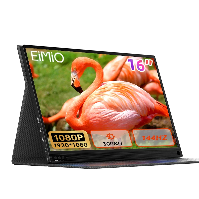 

EIMIO Floating Portable Gaming Monitor 16 Inch 1080P 144Hz IPS Panel 6ms Response USB-C for Laptop & Mobile Phone