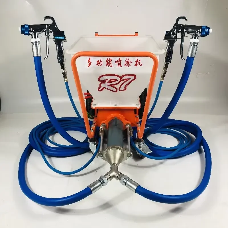 R7 High Quality Durable Pneumatic Concrete Mortar Spray Machine for Electric Gypsum Spray Plastering Machine for Sale