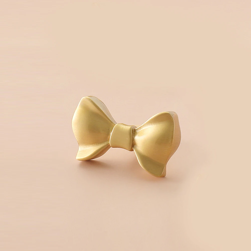 

Bow Handle Cabinet Knobs Boho Drawer Shape Cabinets Dresser Handles for Pull Light Luxury