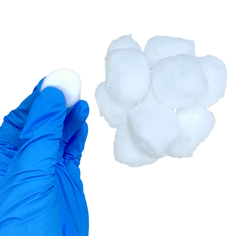 10pcs/pack Dental Cotton Balls Absorbent Cotton balls individually packaged