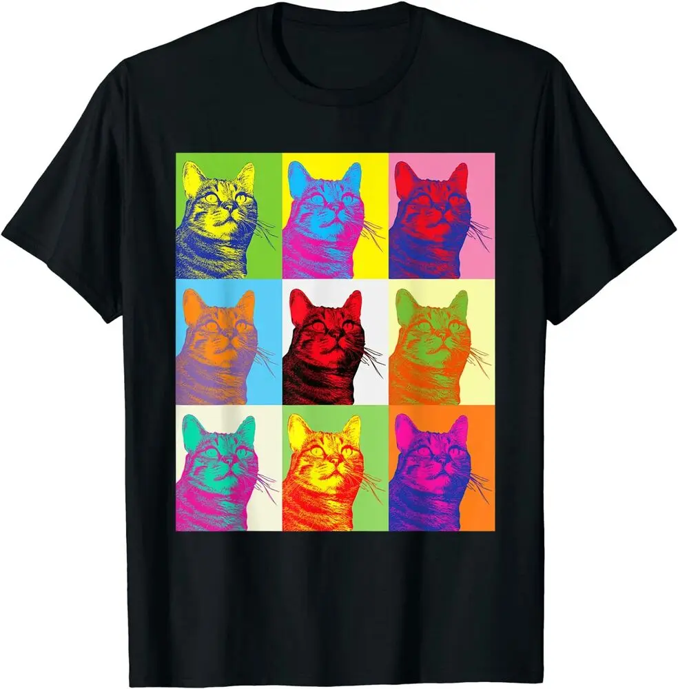 

Cat Tshirt, Cat Lover Shirt, Men Women Great Gift T-Shirt Size S-3XL Men's and women's short-sleeved T-shirts