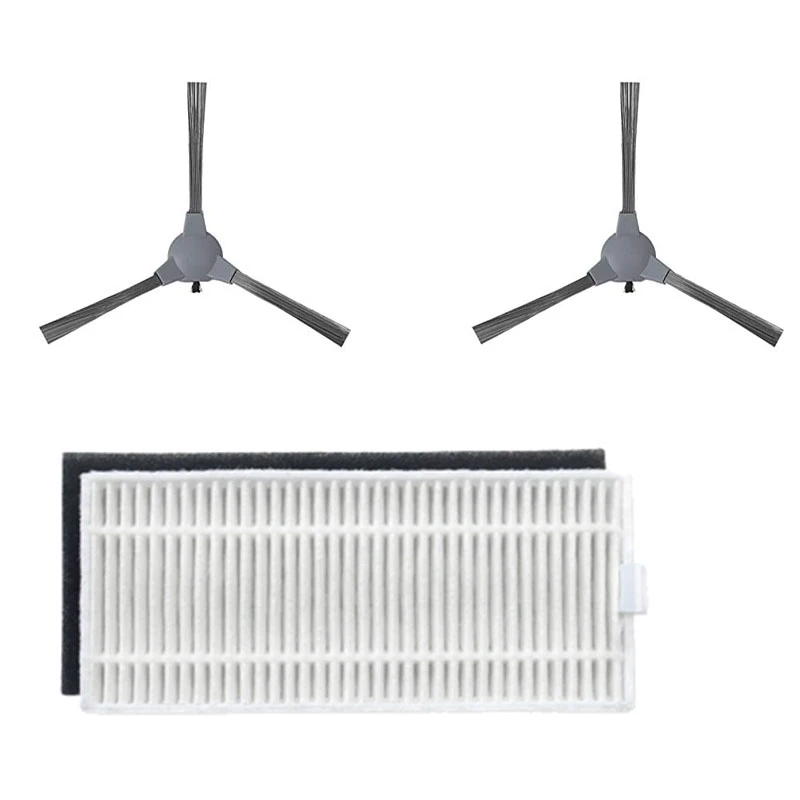 3PCS Replacement Filter &Side Brush Accessories For Coredy 3500 R3500 R3500S R750 Robot Vacuum Highly Efficient