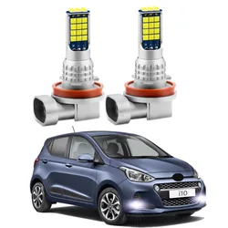 2pcs  Led Car Fog Lamp For Hyundai i10 2013 2014 2015 2016 2017 2018 LED Front Fog Light Bulb Canbus