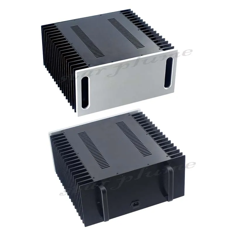 430*200*418mm 4320A All-aluminum Power Amplifier Case Class A Cooling Chassisx Post Amplifier Chassis Shell DIY Box