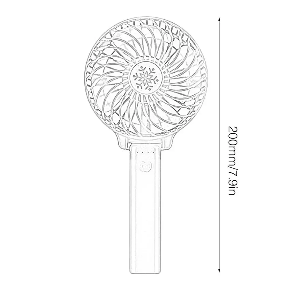 휴대용 미니 핸드 선풍기 USB 충전식 접이식 휴대용 쿨러, 3 속도 조절 냉각 선풍기, 야외 여행 팬, 휴대용 선풍기