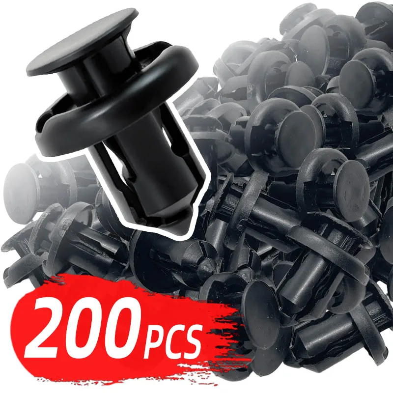 Car Bumper Retainer Clips 10mm Plastic Door Panel Clip Fastener Rivet Screws Fasteners for Honda Accord Civic Acura TSX