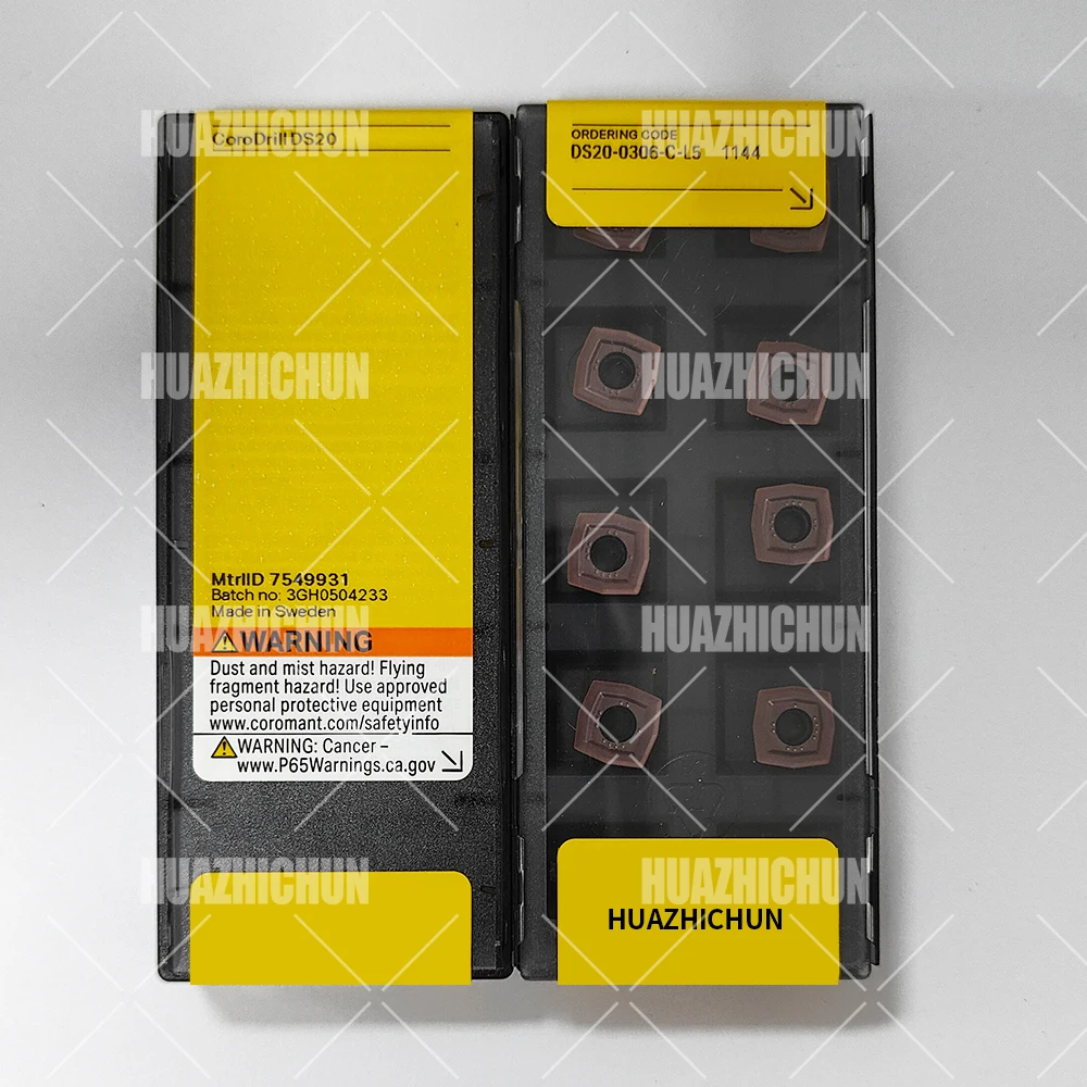 

HUAZHICHUN DS20-0306-C-L5 1144 Carbide CNC Lathe Thread Turning Inserts For Thread Turning Toolholder