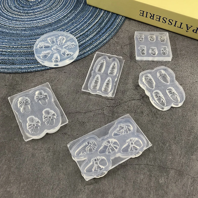 1pc シリコーンネイルアートテンプレート爪型 3D アクリル型ネイルアート装飾爪 DIY デザイン