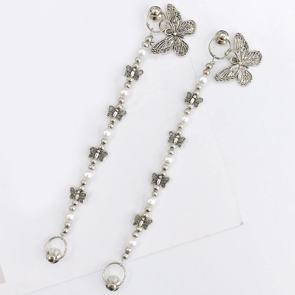 Mariposas Caja de teléfono de metal Accesorio de cadena Resistencia a caídas Decoración decorativa para teléfono celular