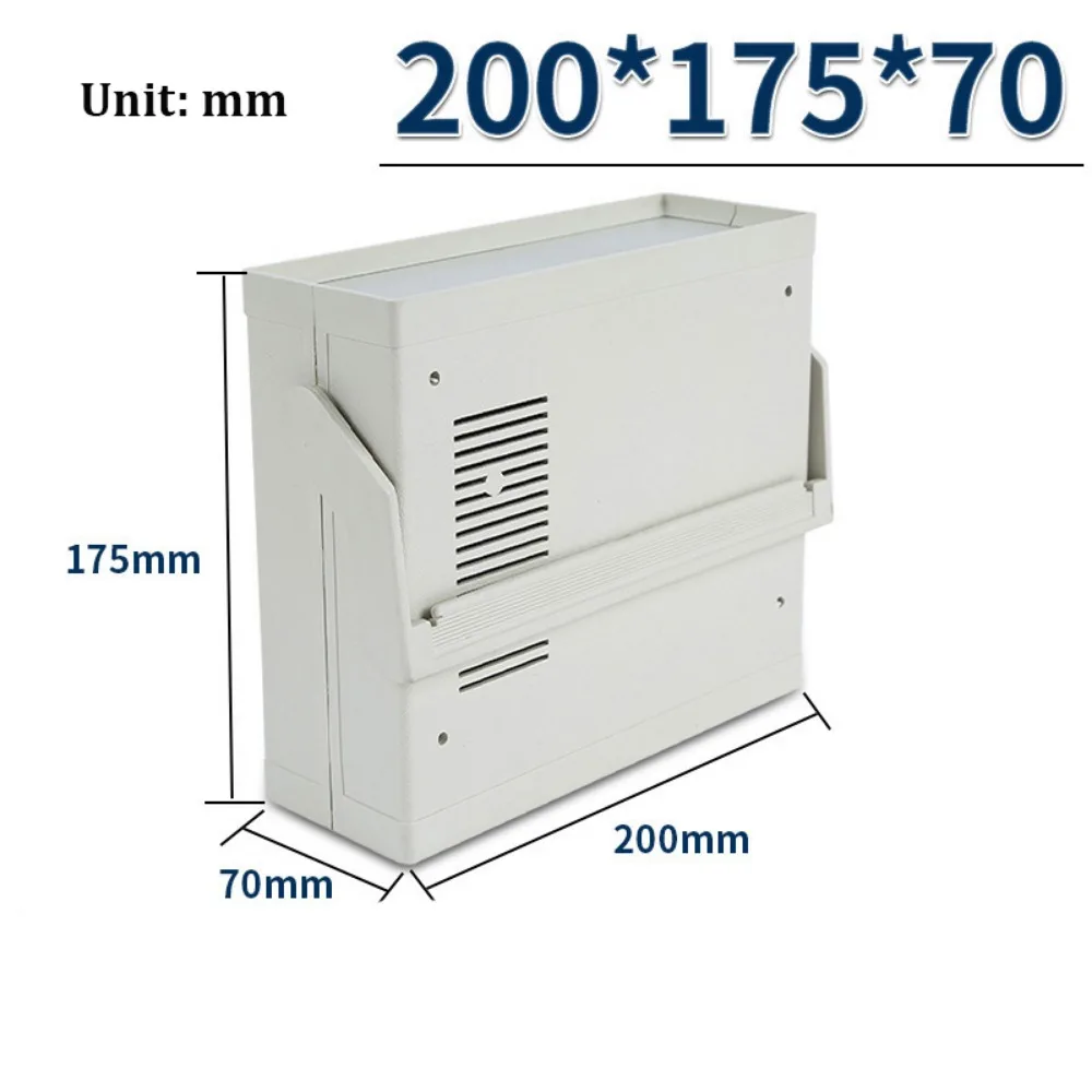 

Plastic DIY Housing Instrument Case Waterproof Grey Electronic Project Box 10 Styles USB Power Junction Box Electric Supplies