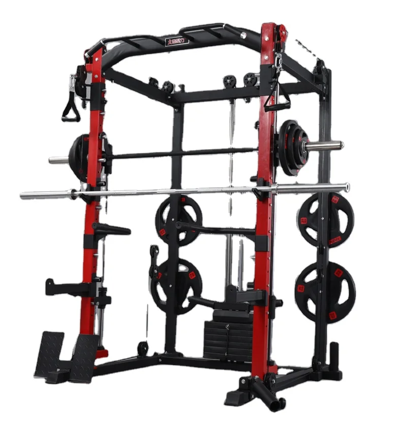 

Commercial Functional Trainer Power Rack Smith Machine for Home Gym Strength Training
