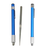 Fishing Hook File Diamond Pen Shaped Knife Sharpener Outdoor Fishing Accessories