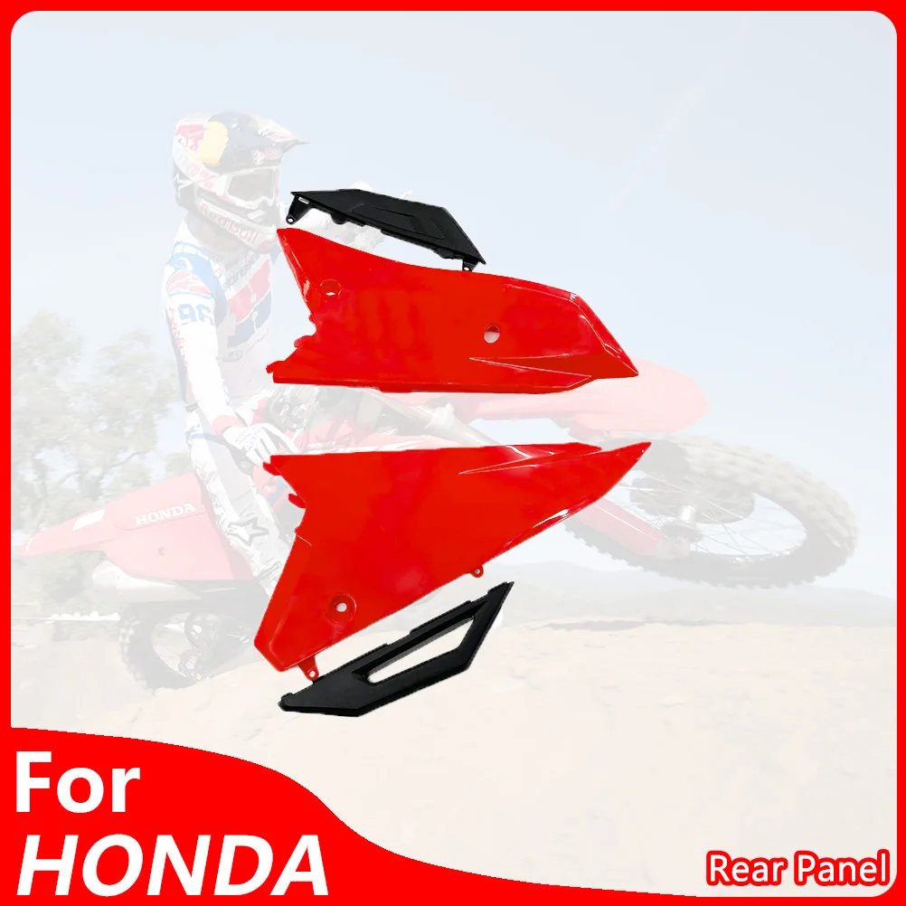 For HONDA CRF250RX 2024 Motocross Rear Panel Guard Red White Guard Cover CRF300RX 450RX Plastic Mudguard Motorcycle Accessories