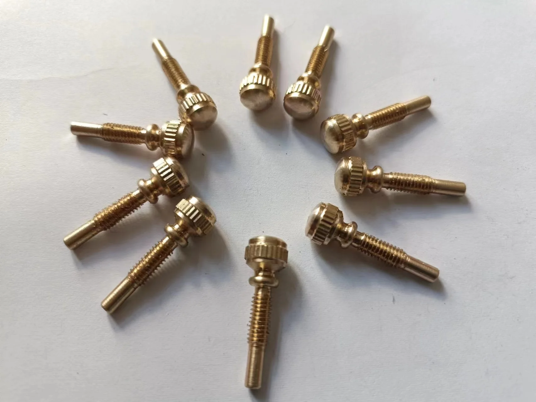 50Pcs Copper B Flat Trumpet Positioning Screws Anti-slip Parts Accessories