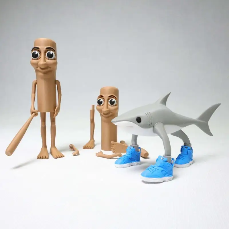15Cm Pvc Tungtungsahurtralalo Tralalo requin Tung bras est mobile Anime figurine à collectionner modèle Garage Kit jouets cadeau