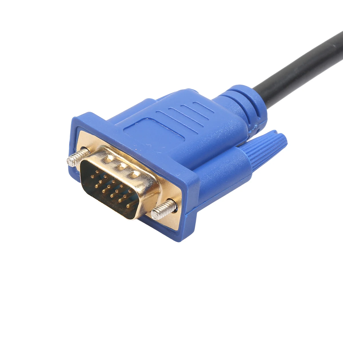 

1.8M Gold Plated To Vga Cable 15Pin Male Adapter 1080P Converter For Hdtv Dvd Projector Receiver High Speed