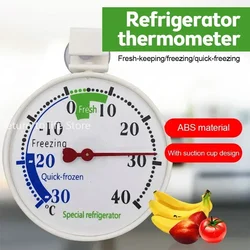 Refrigerator Thermometer Pharmacy Hospital Freezer Cold Storage Pointer Type Temperature Gauge with Suction Cup Thermometer