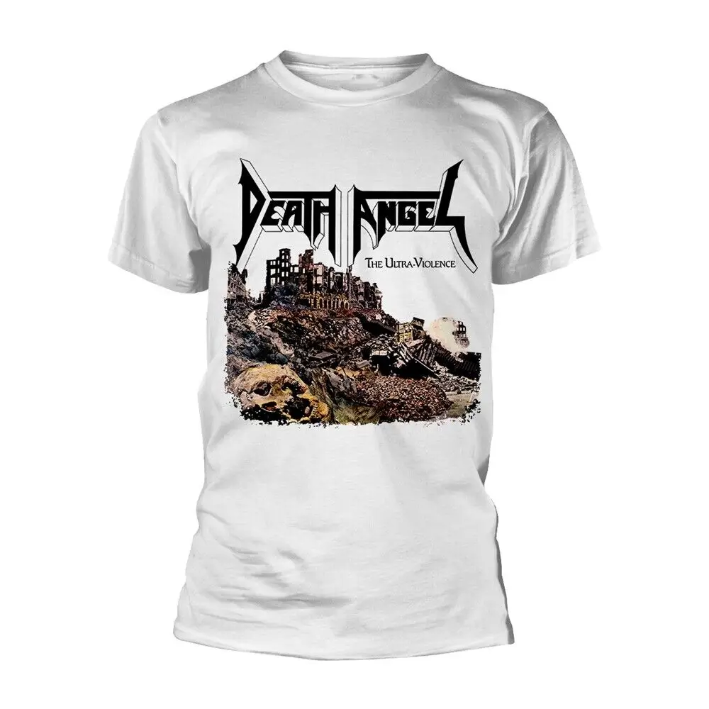 THE ULTRA VIOLENCE WHITE by DEATH ANGEL T Shirt official quality merch