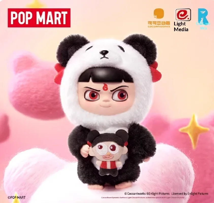POPMART 正規品 新品 哪吒2 着せ替えシリーズ ビニール製ぬいぐるみ