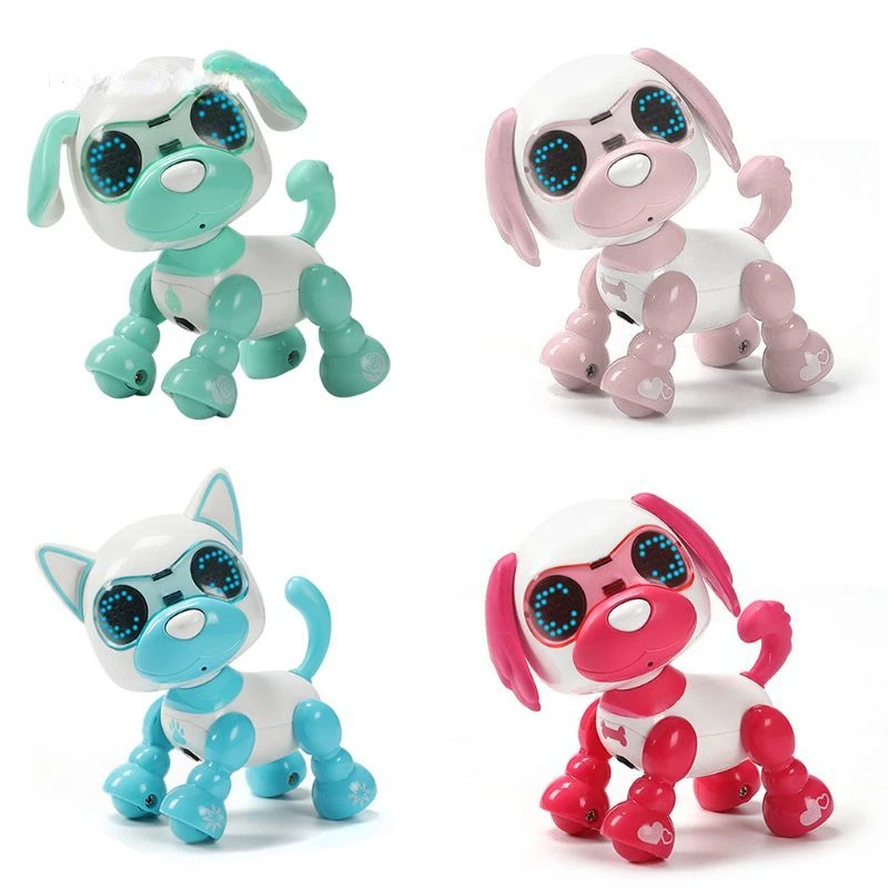 

Smart Robot Pet Dog Talk Toy Interactive Smart Puppy Robot Dog Electronic LED Eye Sound Recording Singing Sleep Kids Gift