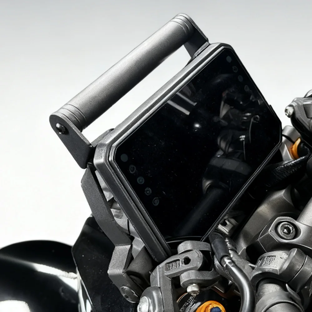 دراجة نارية لتحديد المواقع والملاحة حامل هاتف قوس حامل هاتف المحمول حامل تمديد بار لياماها MT-09 MT09 SP Y-AMT 2024-2025 #3