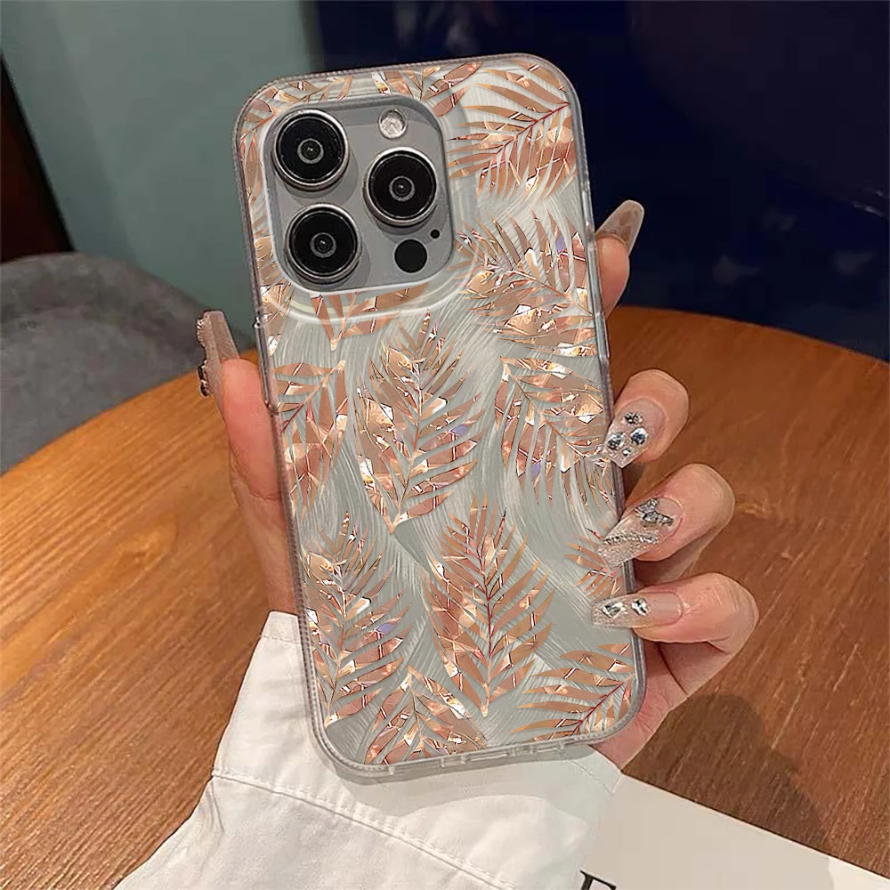 

Marine life patterns phone Case For iPhone 16 16E 15 14 13 12 11 Pro Max 8 7 Plus XR XS X SE Shockproof Clear Hard Cover