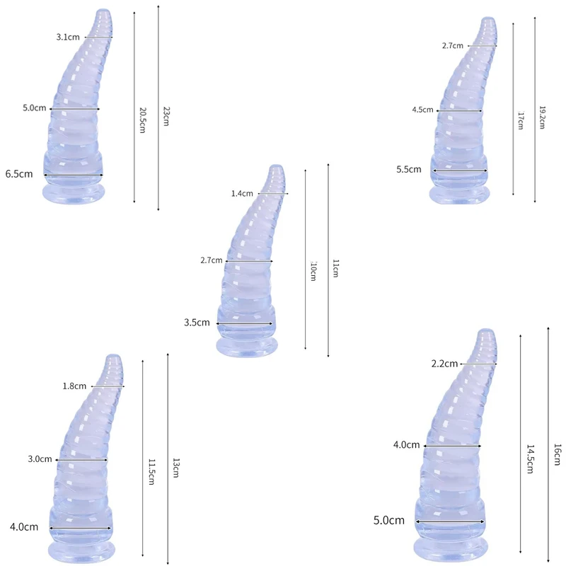 Dual-Use Anal & Vaginal Dilator/Trainer (White)  5 Sizes Available  An Ideal Valentine's Day Gift for Couples and Lovers