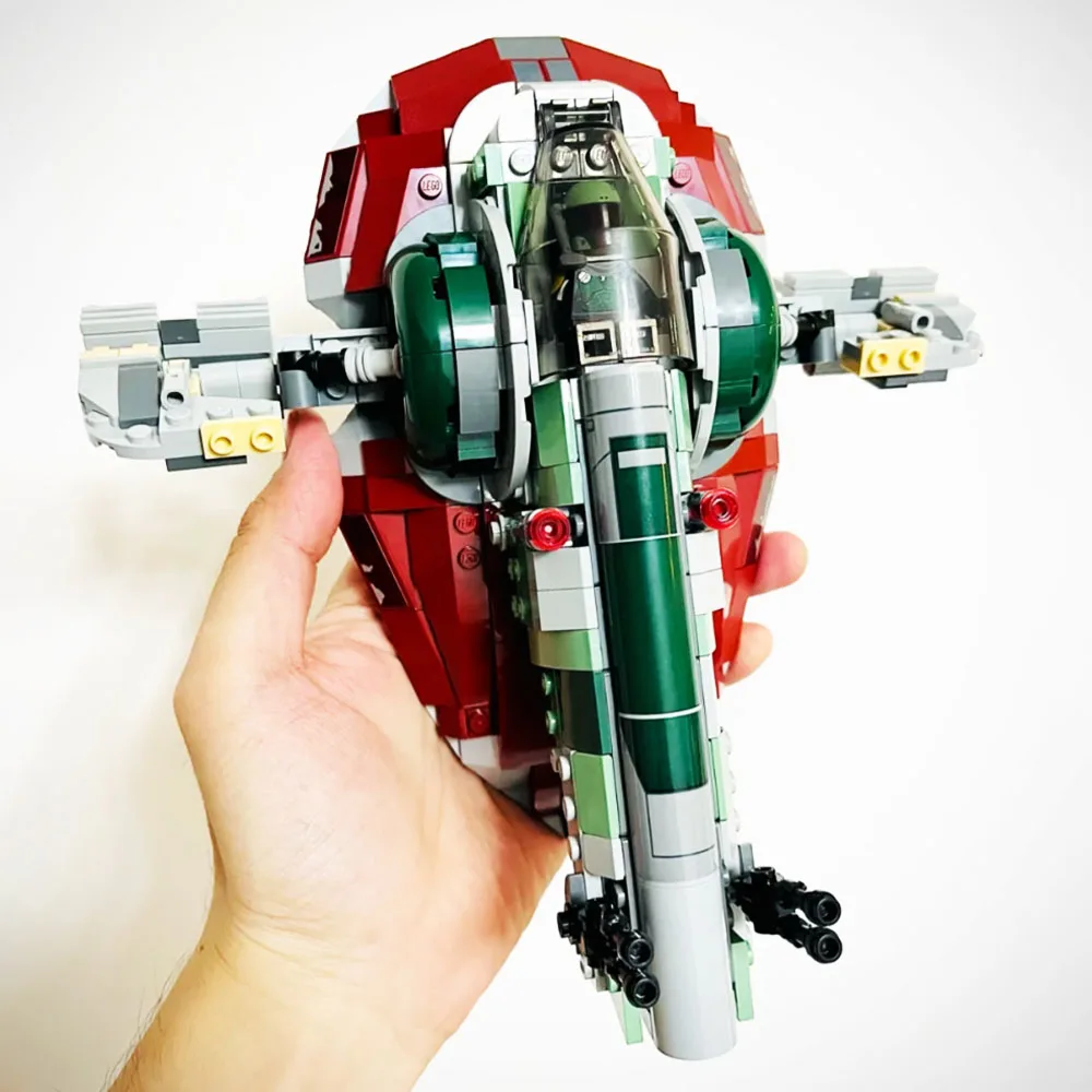 666PCS MOC Space Pod Battle-Combat-SLAVE 1 SPACESHIP Aircraft Fighters Droid Building Block Brick Toys Christmas Gift