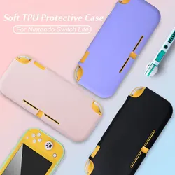 Soft TPU Case For Nintendo Switch Lite Game Console Skin Sleeve NS Lite Fashion Candy Color Protective Cover Shell Accessories