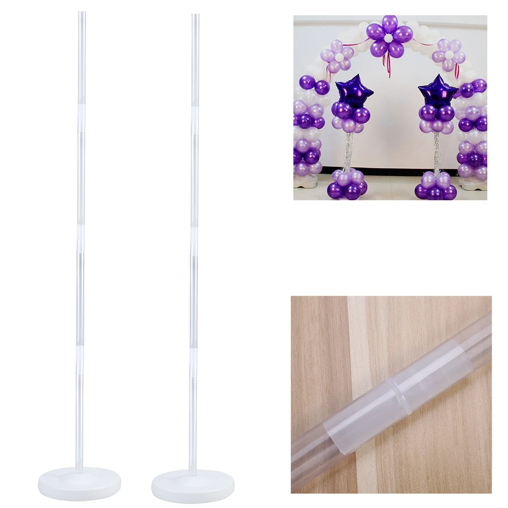 

3 Pcs Balloon Rack Arch Kit Frame Wedding Backdrop Stand Column Ballon Balloons