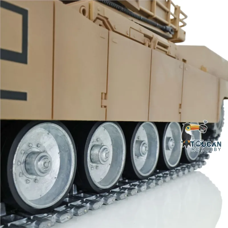 US Stock Outdoor Toys Heng Long 1/16 Scale 3918 M1A2 Abrams TK7.0 Customize RC Tank 360° Turret Barrel Recoil TH17803-SMT6