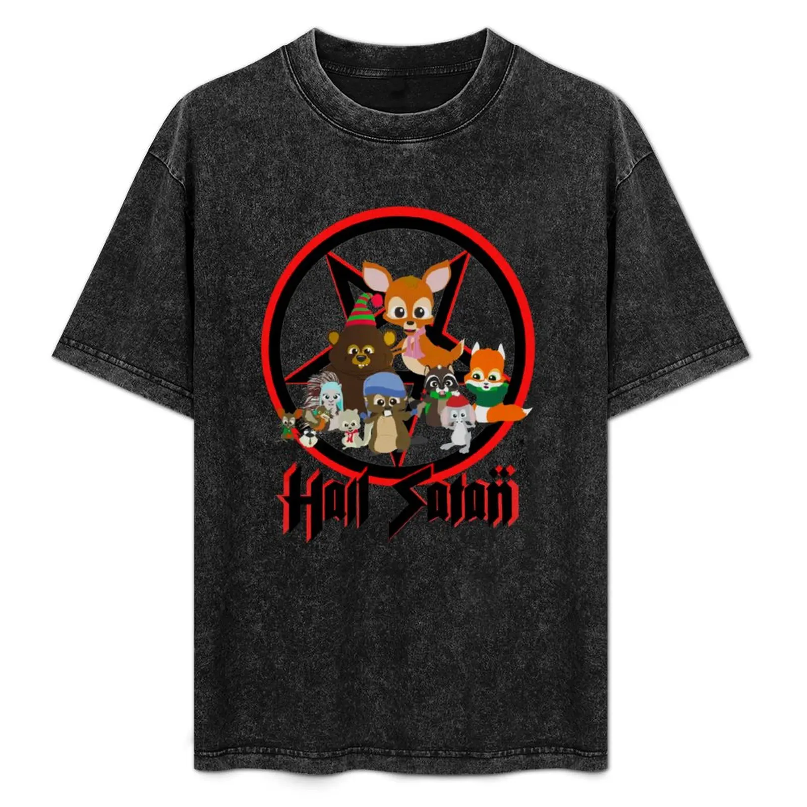 

South Park - Woodland Critter Christmas - Hail Satan T-Shirt cheap stuff street wear mens tall t shirts