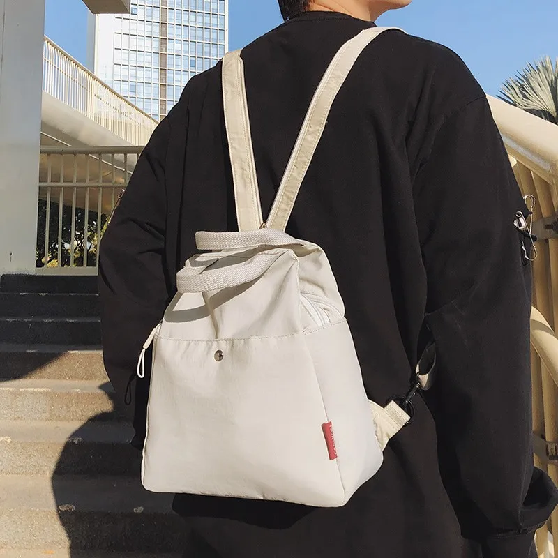 

2025 Instagram Style Waterproof Backpack Multifunctional Crossbody Student Essential