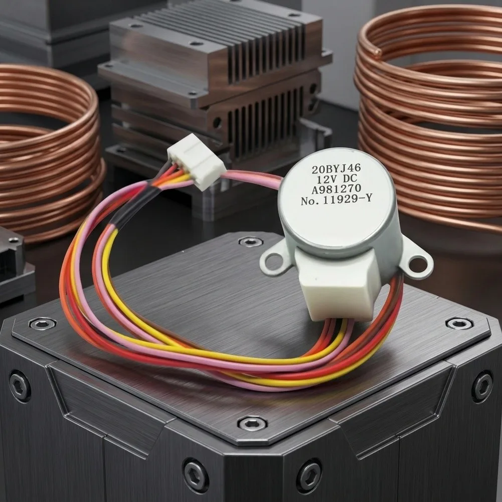 12V Stepper Motor 20BYJ46 Metal High Efficiency Louver Swing For Panasonic AC Unit Air Conditioner Fan Motor Replacement Part