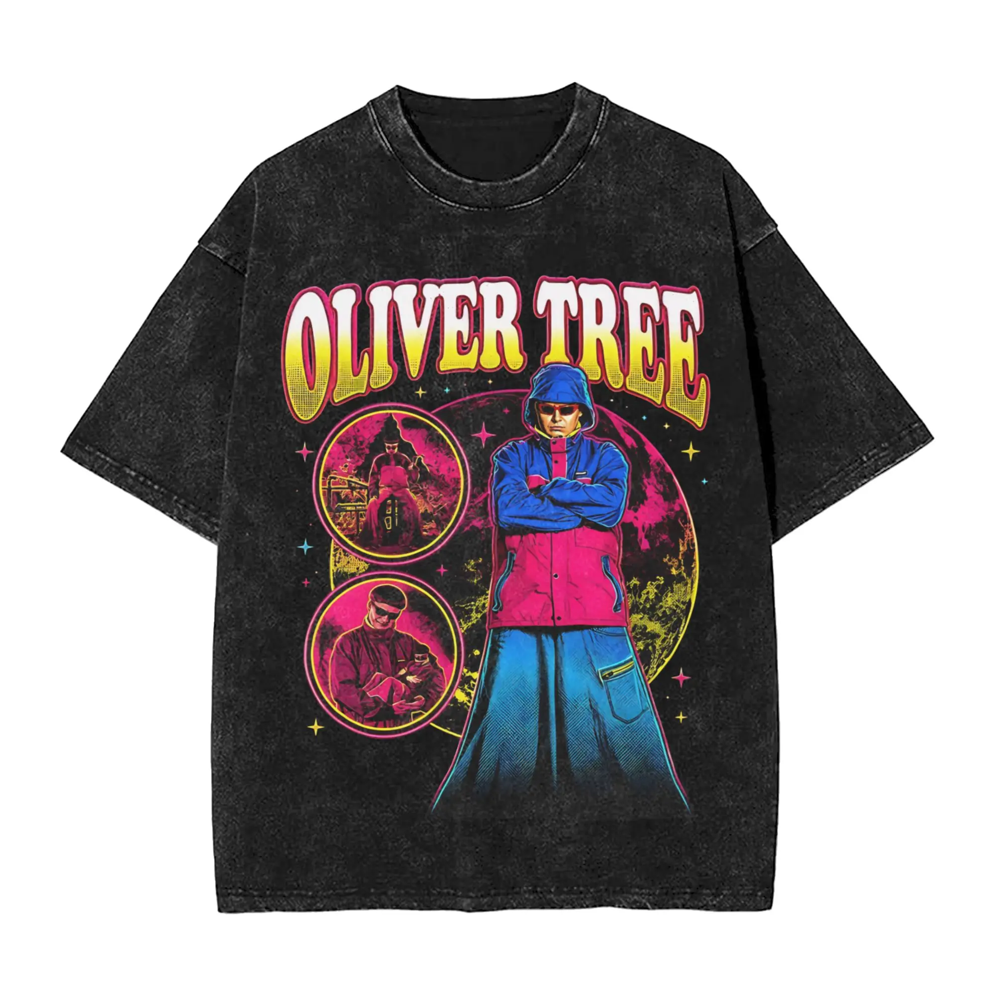 Retro In loving memory OT Olivers Trees Vintage Washed T Shirt For Men Women Round Neck Short Sleeve Clothes  Cotton Summer Tops