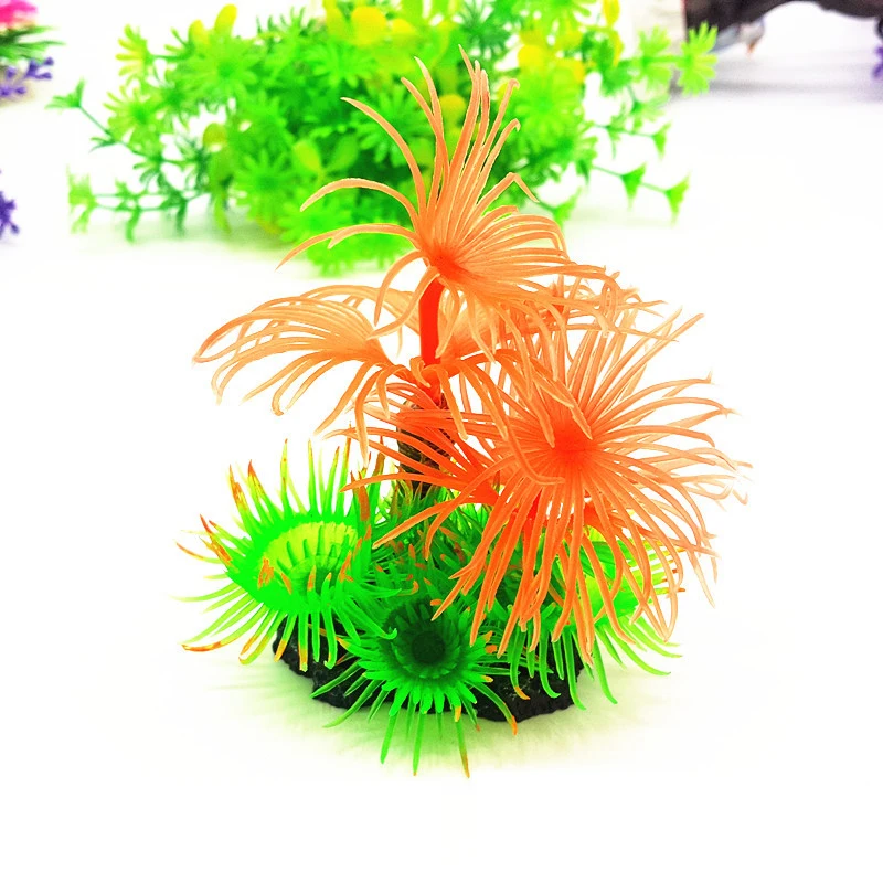 Artificial Underwater Coral Aquarium Fish Tank Simulation Decoration Aquarium Backgrounds Plants Water Grass Accessories HotSale