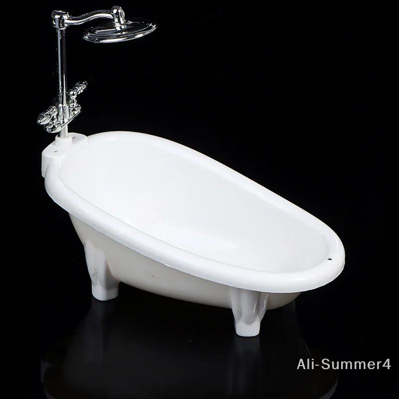 Poppenhuisminiaturen Badmeubilair Badkameraccessoires Kinderen doen alsof speelgoed