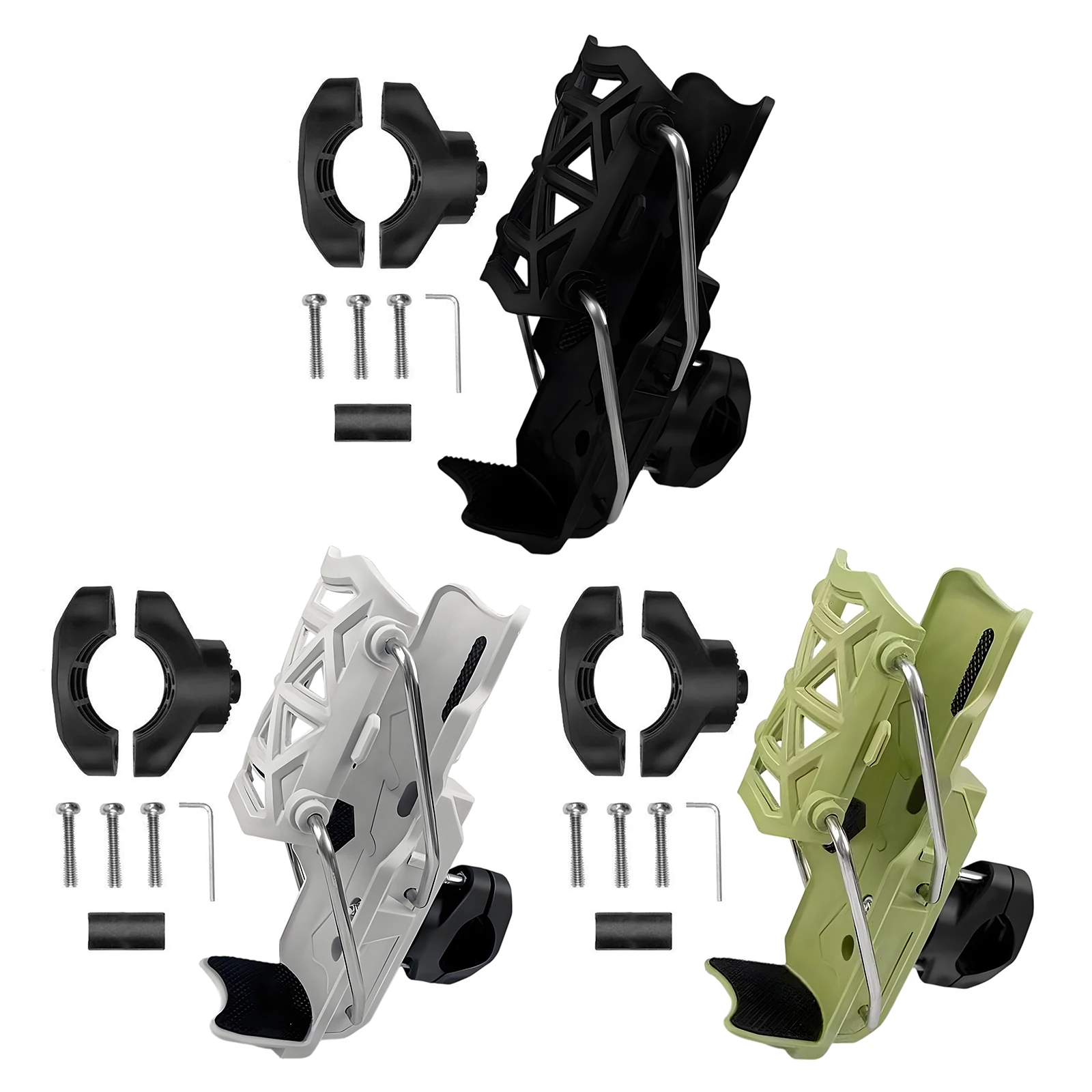 حامل زجاجة مياه للدراجة النارية قابل للتعديل حامل مشروبات الدراجة النارية حامل زجاجة مياه عالمي للدراجات النارية سكوتر