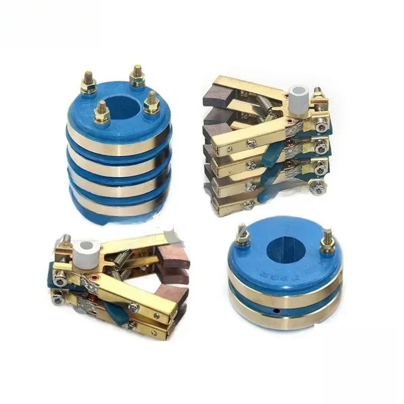 

2 Way 4 Way Collector Ring Copper Carbon Brush Frame Combination of Multilayer Slip Ring Pillow Packaging Machine Accessories Ro