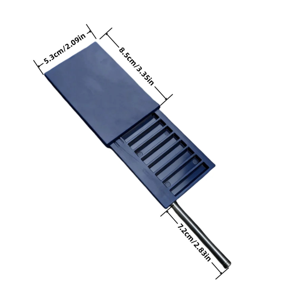 8区画プラスチック製嗅ぎタバコキット容器、アルミ製ストロー付きスリップ蓋、ポケットサイズ携帯用収納ボックス