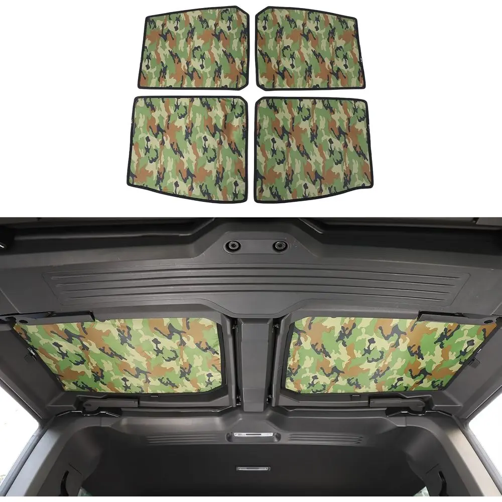 

Shade Compatible with 2022-2026 Hummer EV Accessories SUV/Pickup Truck 4PCS Hardtop Windshield Glass Sunshade Insulation Heat Vi