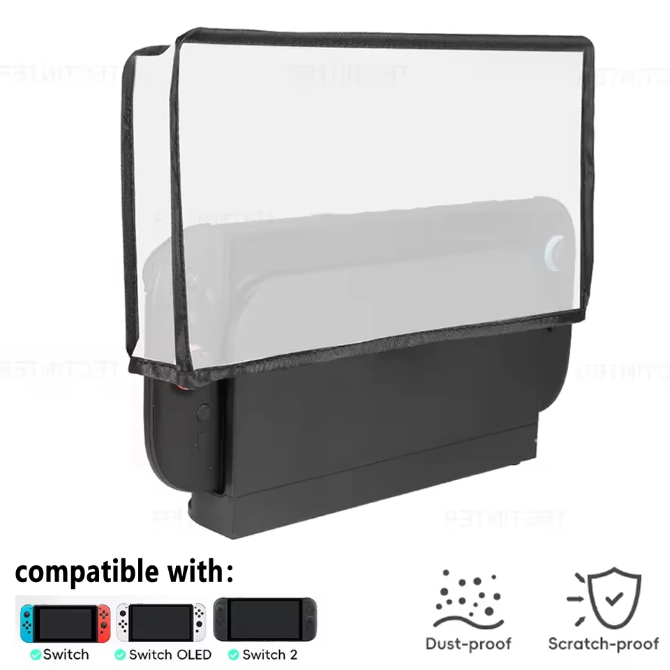 Dustproof Dust Cover Case for Nintendo Switch 2 Game Console Dock Anti-Scratch Protective Sleeve for NS Switch/OLED Accessories