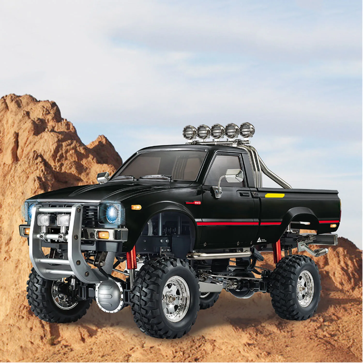 

HG 1/10 RC Пикап Модель 4*4 Раллийный автомобиль с дистанционным управлением Гоночный гусеничный автомобиль P409 2.4G Радио ESC Моторный автомобиль TH16809-SMT2