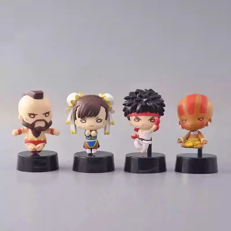 

New Anime Figure Street Capsule Toy Blind Box Chunli Action Figure Cute Doll Model Desktop Ornament Festival Gift For Fans