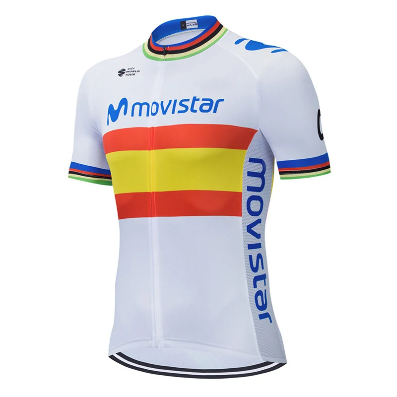 2022 Movistar New Pro Đội Đi Xe Đạp Jersey Ropa Mùa Hè Thoáng Khí Bicicleta Xe Đạp Quần Áo Xe Đạp Quần Áo Mallot Ciclismo Hombre